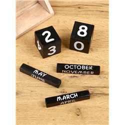 Календарь настольный «Машинка», 11×5×14 см, дерево