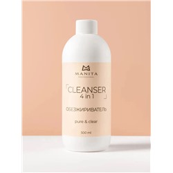 MANITA Обезжириватель для ногтей универсальный 4 в 1 / Pure Clear, 500 мл 28246
