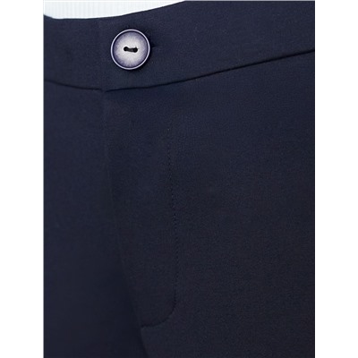 Прямые брюки из джерси на резинке сзади