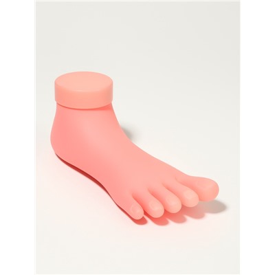 Нога тренировочная для педикюра, с гнущимися пальцами, бежевая