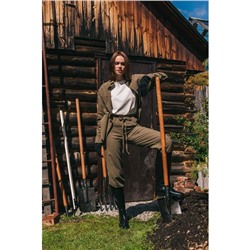 Лопата универсальная, L = 148 см, деревянный черенок высшего сорта, Greengo