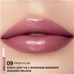 Блеск для губ с влажным финишем 09 Fresh Plum