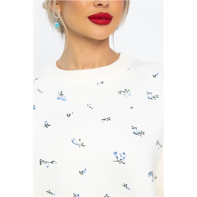 Свитер оверсайз Анита (белый) Б14761-1М