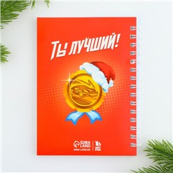 Подарочный набор новогодний, ручка, блокнот А6, 40 листов «Врывайся в новый год»