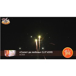 Фейерверк ЕС553 Салют да любовь (1" х 100)