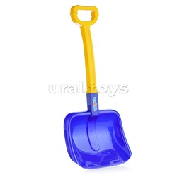 Лопата большая широкая, синяя