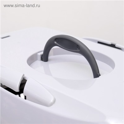 Переноска для животных до 12 кг «Пижон», 49×33×32 см, металлическая дверь, пластик, серая