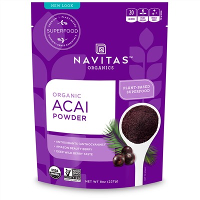 Navitas Organics, Органический порошок асаи, 227 г