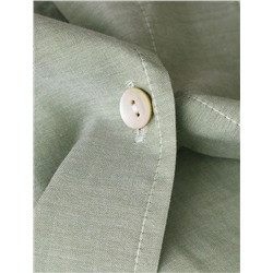 Блузка свободная с карманом из 100% хлопка