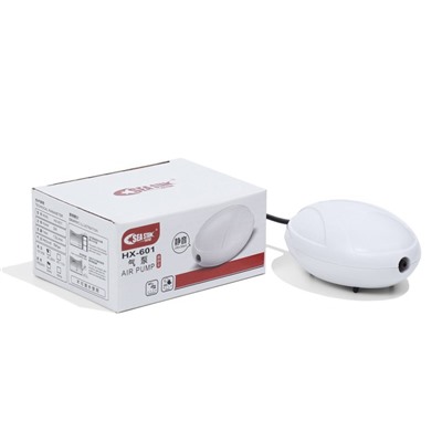 Компрессор воздушный Sea Star HX-601, утолщенный ABS пластик, бесшумный, 1.5 л/мин, 2 Вт