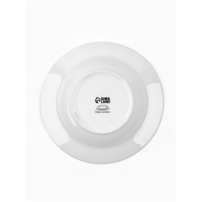 Тарелка суповая керамическая «Природные мотивы», d=21 см