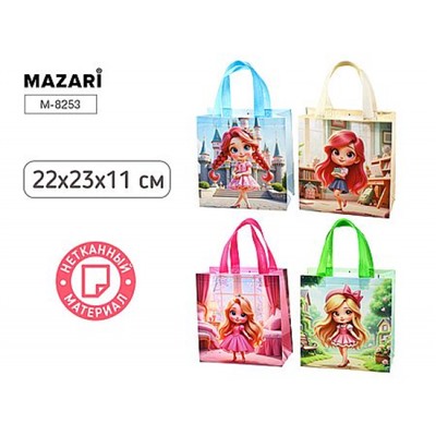 Пакет из нетканного материала 22х23х11 см "ДЕВОЧКА" M-8253 Mazari