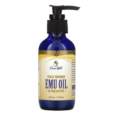Emu Gold, полностью рафинированный жир эму, ультраактивный, 118 мл (4 жидк. унции)