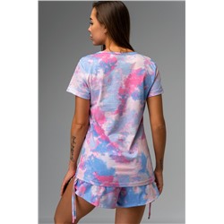 Женская хлопковая пижама с шортами Happyfox