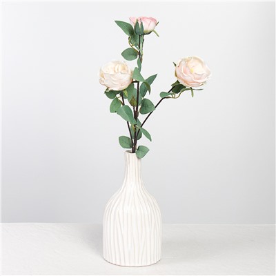 Цветок искусственный Роза 68 см / W06506 /уп 60/480/ (Бежевый)