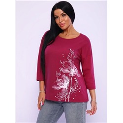 Футболка "Амели" (Бордо)