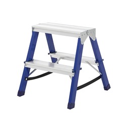 Стремянка ТУНДРА, комбинированная, двухсторонняя, 2 ступени, 440 мм