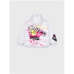 Куртка текстильная с полиуретановым покрытием для девочек