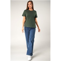 Женская базовая хлопковая футболка Happyfox