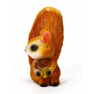 Садовая фигура из гипса «Белка с жёлудем», 13×7×15 см