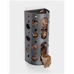 Корзина для пакетов Darel plastic «Яблоко», пластик, 16×13.5×37.5 см, МИКС