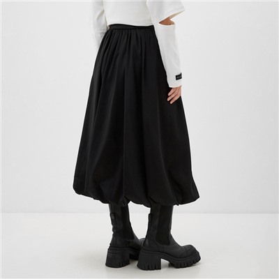 Юбка баллон миди женская MIST, размер 44-46, чёрная