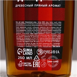 Подарочный набор новогодний «С праздником», гель для душа и шампунь для волос, 2×250 мл, Чистое счастье
