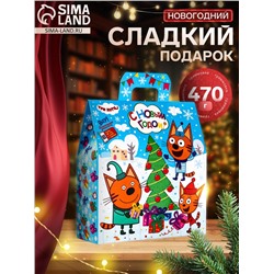 Сладкий новогодний подарок «Три кота», детский, 470 г