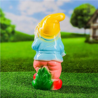 Садовая фигура из гипса «Гном с морковкой», h=36 см