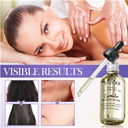 SADOER   Масло лаванды для лица, тела, волос, ногтей, 55мл.