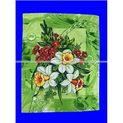 Полотенца кухонные вафельные  "ЦВЕТЫ"