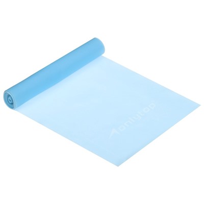 Эспандер ленточный для фитнеса ONLYTOP, 150×15×0.035 см, 5 кг, в тубе, цвет МИКС