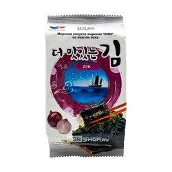 Жареная морская капуста «КИМ» со вкусом лука Hokang (VCA), Корея, 5 г Акция