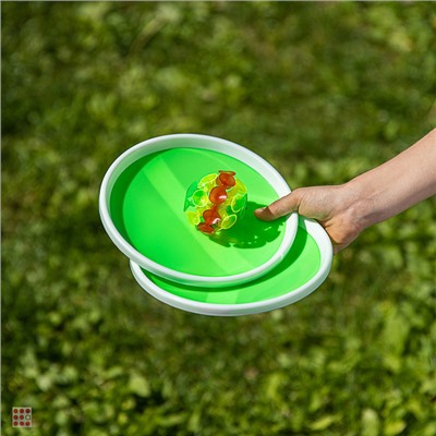 Набор поймай мяч, детский (2 тарелки, мяч на присосках)