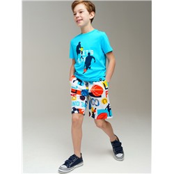 Комплект трикотажный для мальчиков: фуфайка (футболка), шорты