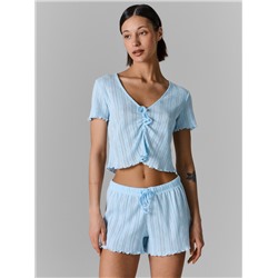 КОМПЛЕКТ ЖЕНСКИЙ (БЛУЗА, ШОРТЫ) 592546