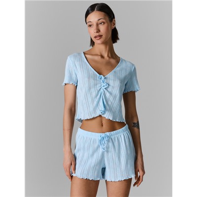 КОМПЛЕКТ ЖЕНСКИЙ (БЛУЗА, ШОРТЫ) 592546