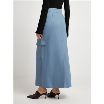 Юбка жен. Veneto_skirt серо-голубой