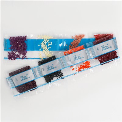 Алмазная мозаика на подрамнике с частичным заполнением «Романтика»‎ с гирляндой, 20×30 см