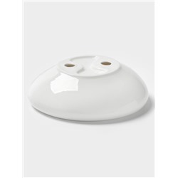 Блюдо Hanna Knövell, 100 мл, d=17.5 см, фарфор, белое