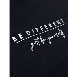 Футболка свободного кроя с авторским принтом