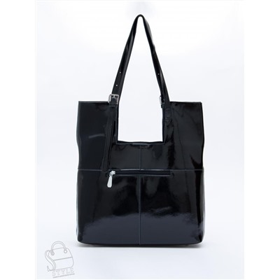 Сумка женская кожаная 5763P black Polina&Eiterou