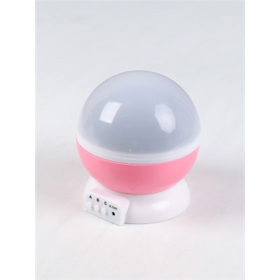 Проектор диско-шар ночник светодиодный классический, настольный 15х11 см / CW182609-13 /уп 48/