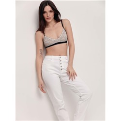 Джинсы женские CONTE Джинсы mom fit на пуговицах с высокой посадкой CON-445