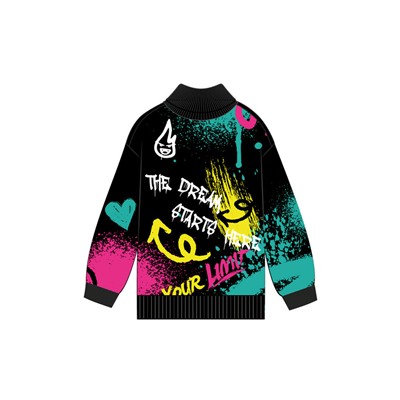 Свитер трикотажный для девочек