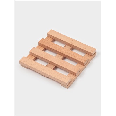 Подставка под горячее Доляна, 14×2 см, дерево