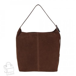 Сумка женская кожаная 3349QAA brown Polina&Eiterou