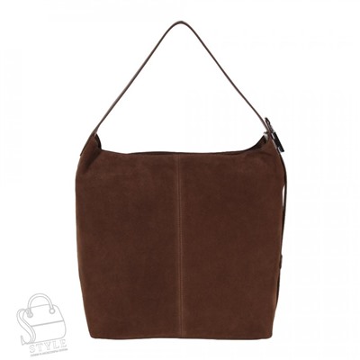 Сумка женская кожаная 3349QAA brown Polina&Eiterou