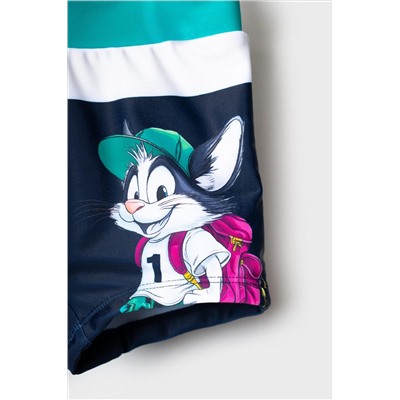 Плавки-шорты трикотажные для мальчиков, средней длины PLAYTODAY, 1239694