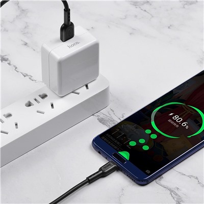 Кабель USB - Type-C Hoco X33 5A Surge  100см 5A  (black)